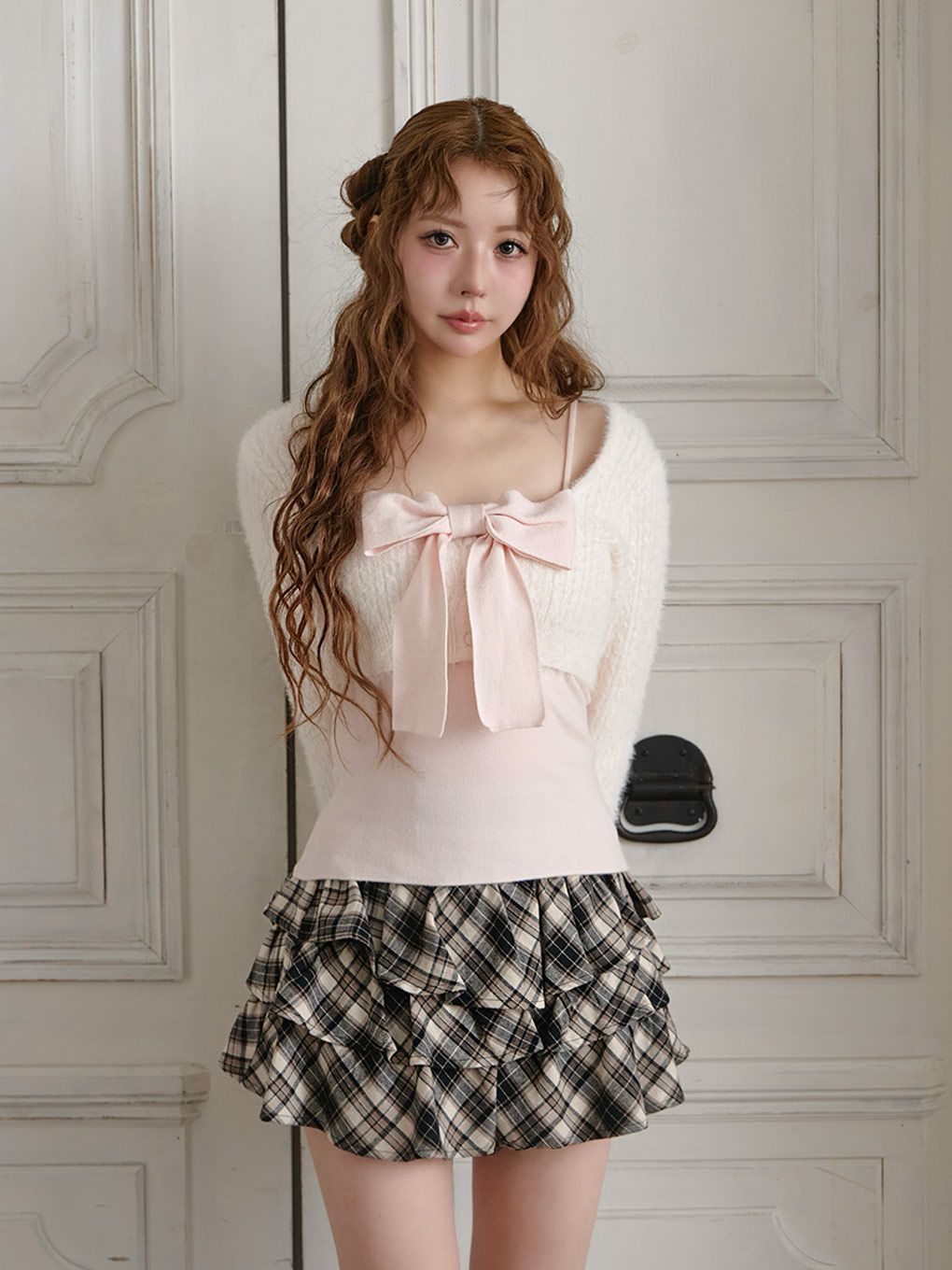 【BUBBLES】リボンニットアンサンブル