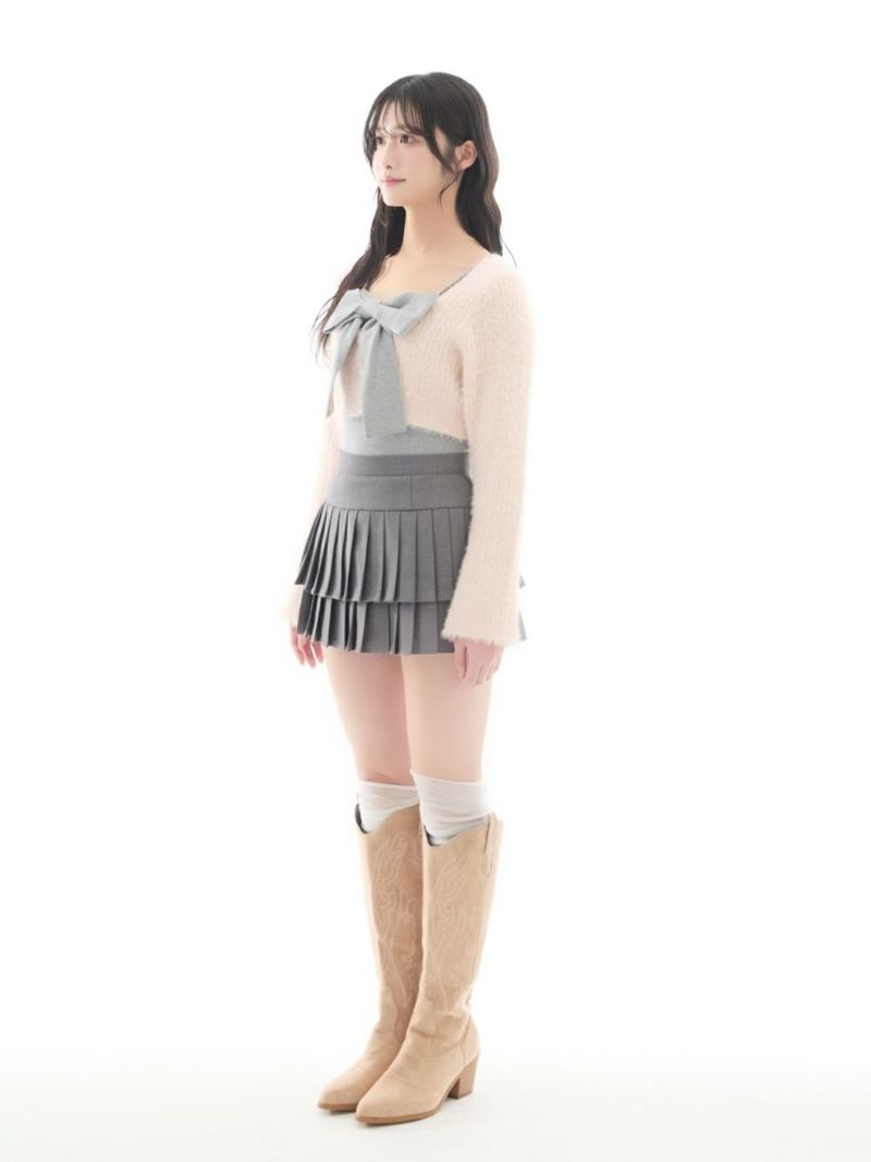 BUBBLES】リボンニットアンサンブル | sparkling mall online store