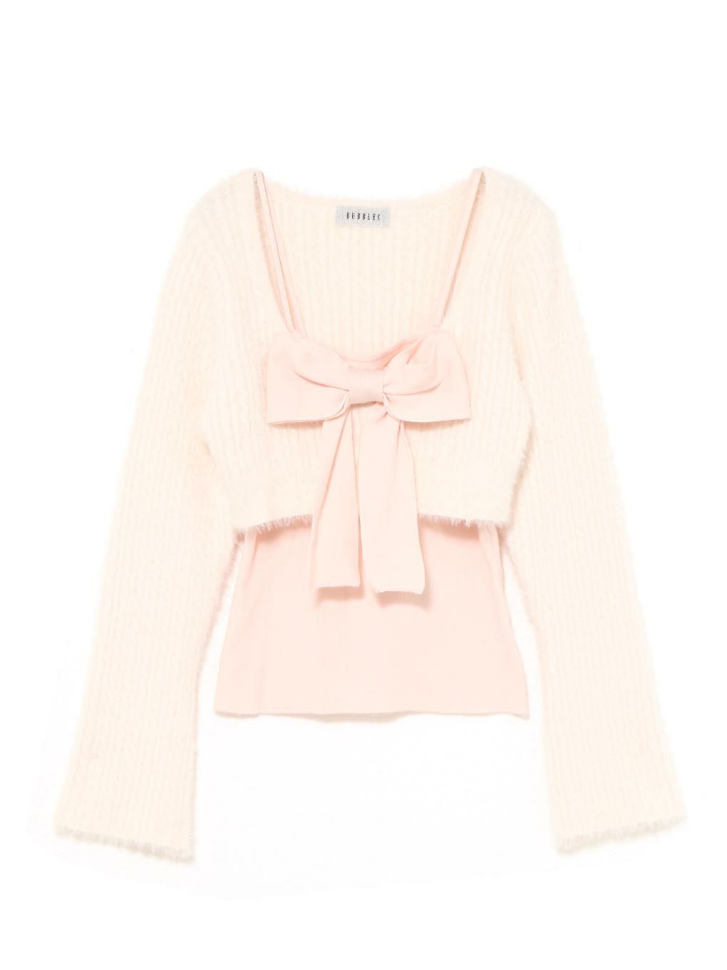 BUBBLES】リボンニットアンサンブル | sparkling mall online store