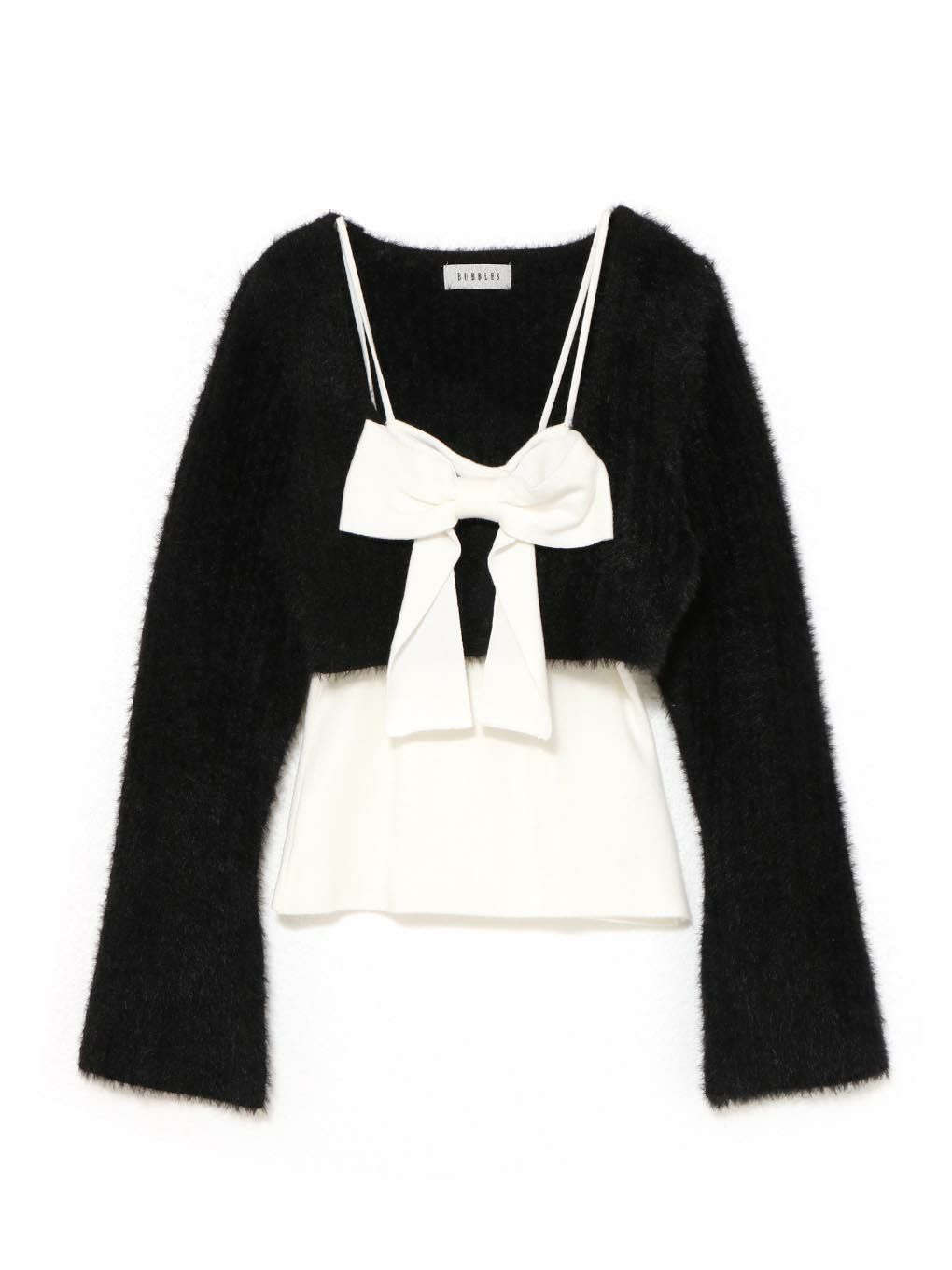 【BUBBLES】リボンニットアンサンブル