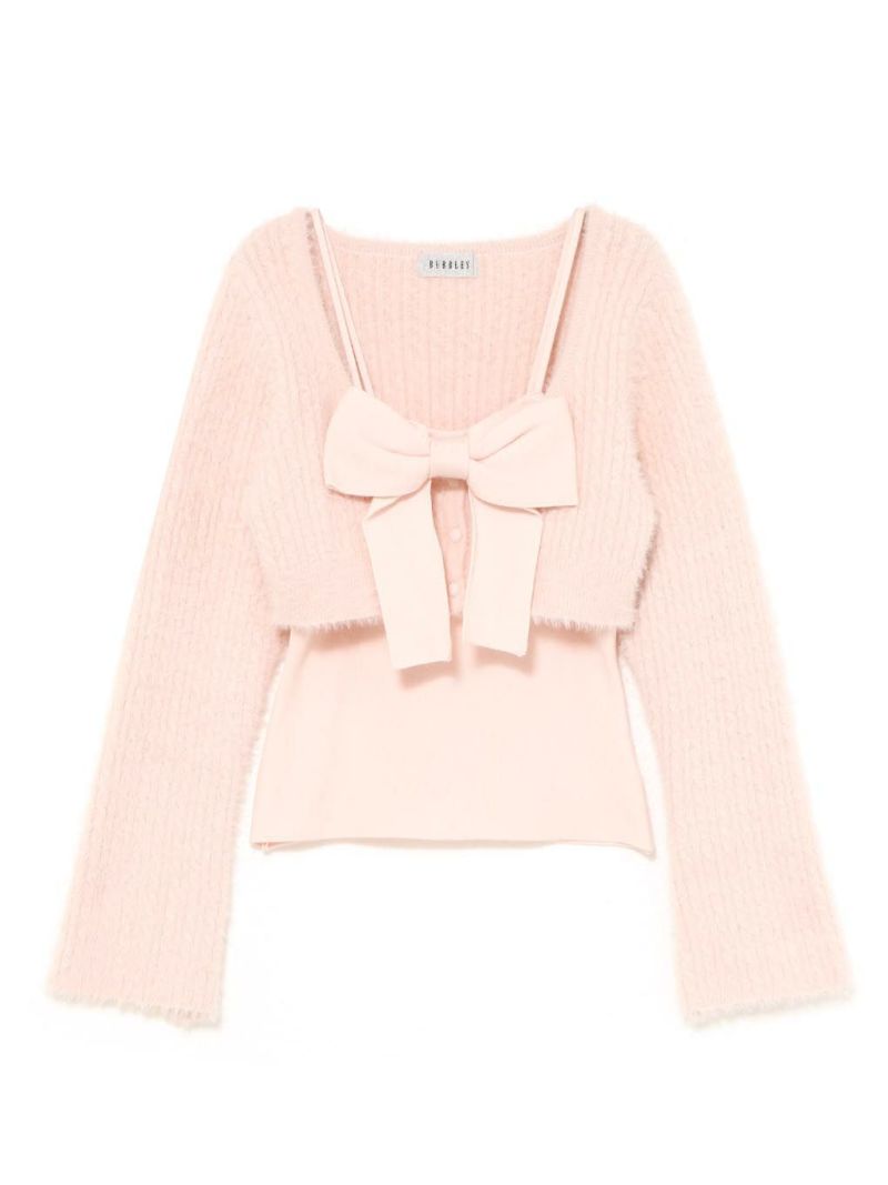 BUBBLES】リボンニットアンサンブル | sparkling mall online store