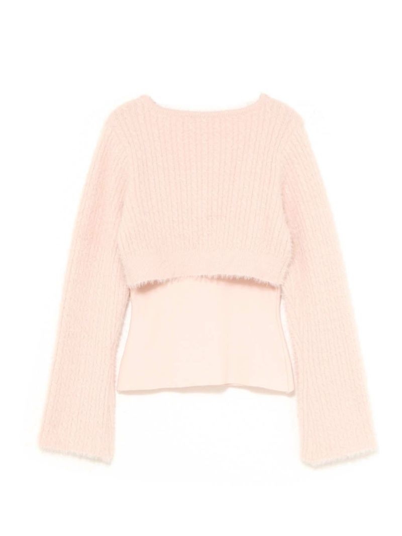 bubbles リボンニットアンサンブル BUBBLES】リボンニットアンサンブル | sparkling mall online store