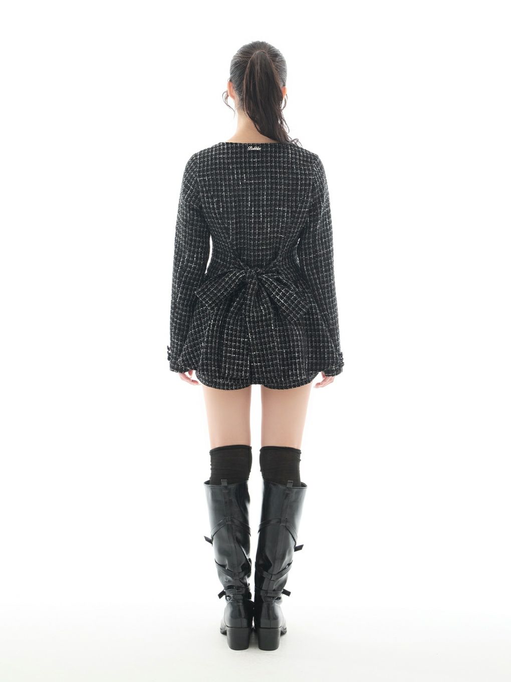 【BUBBLES】ツイードペプラムセットアップ