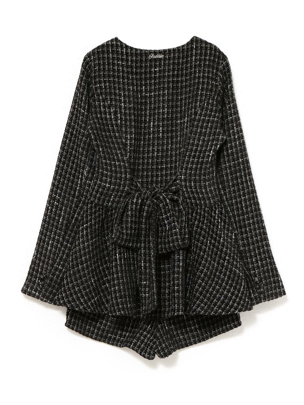 【BUBBLES】ツイードペプラムセットアップ