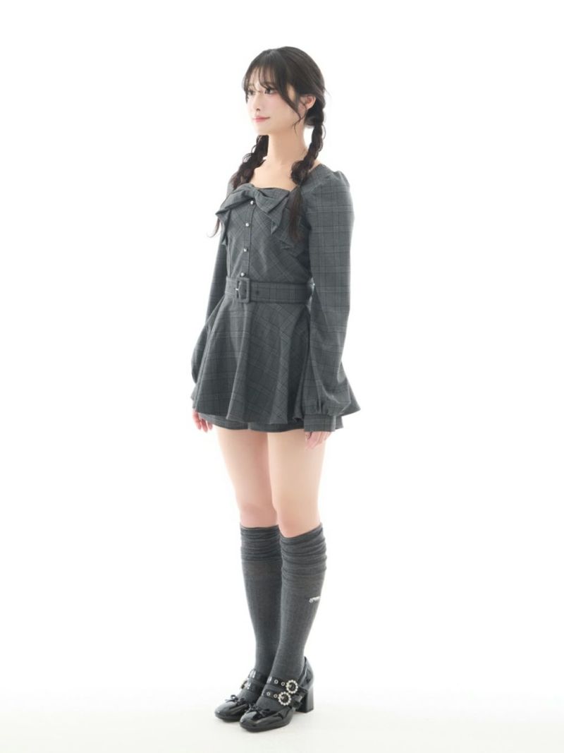 BUBBLES】リボンペプラムセットアップ | sparkling mall online store