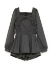 BUBBLES】リボンペプラムセットアップ | sparkling mall online store