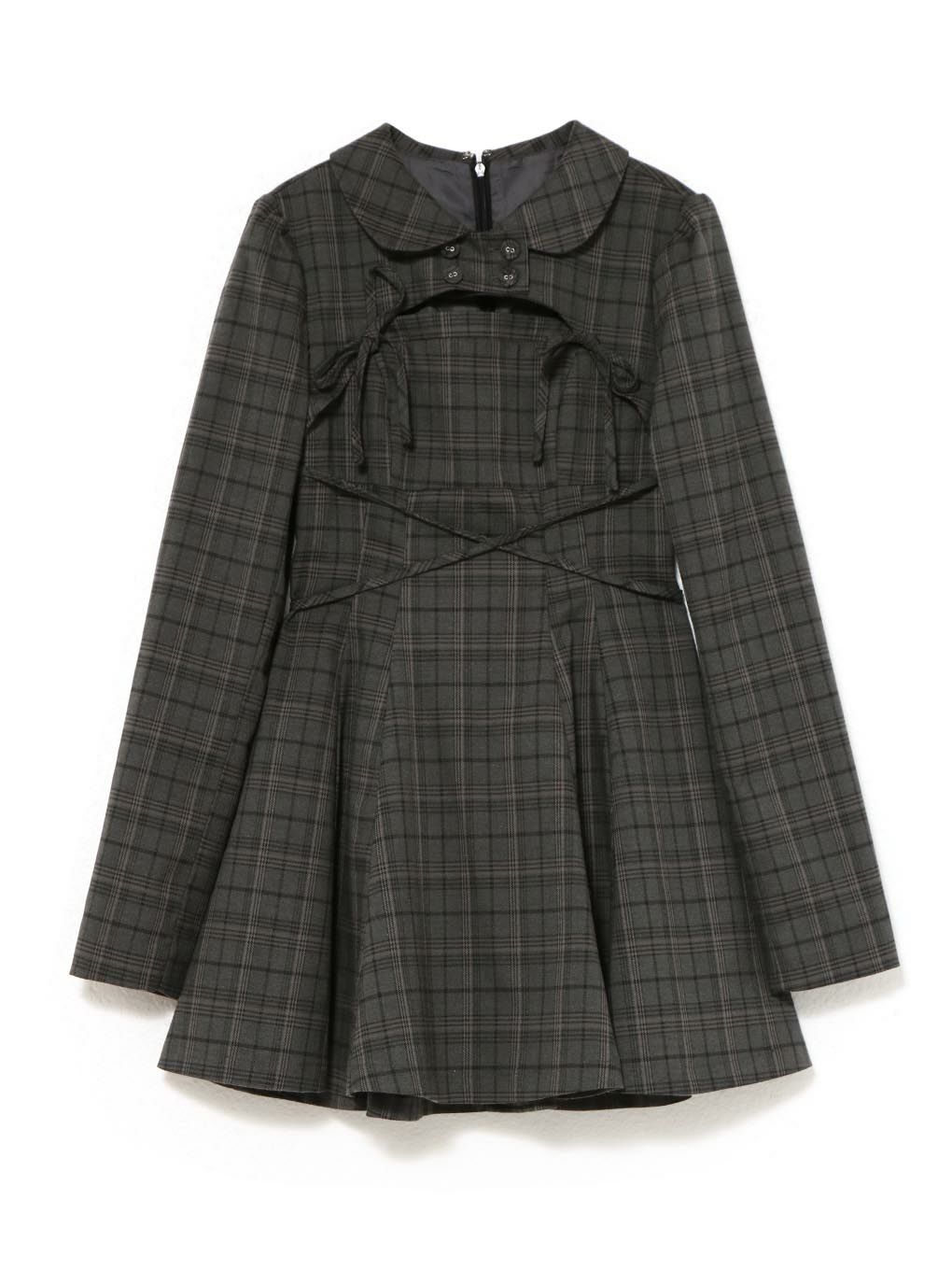 【BUBBLES】ダブルリボンフレアワンピース