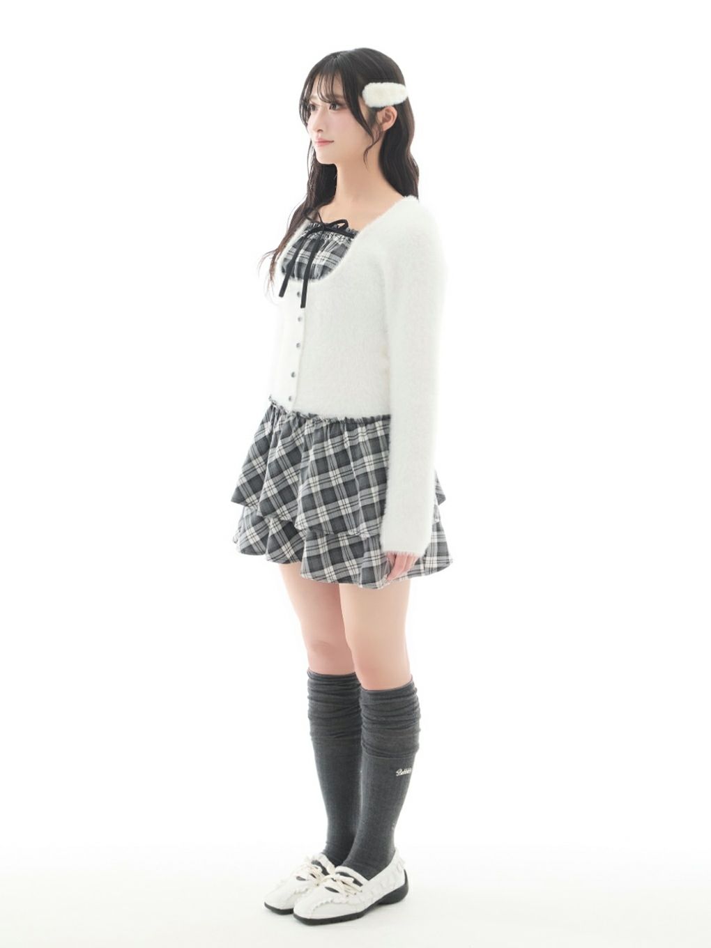 【BUBBLES】コケットシャギーワンピース