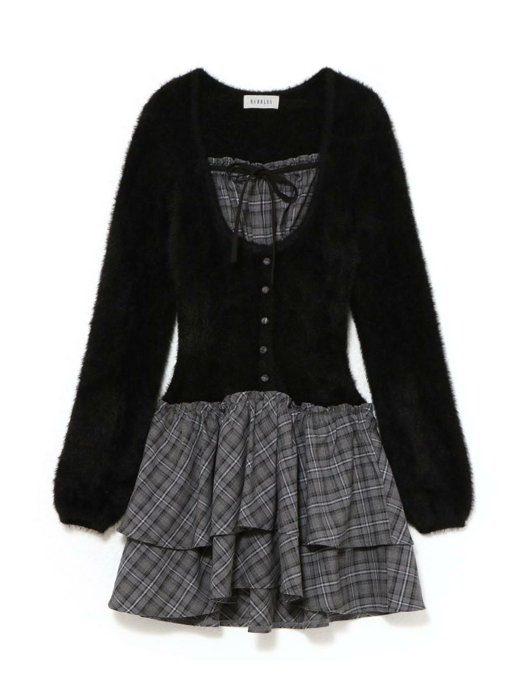 BUBBLES】コケットシャギーワンピース | sparkling mall online store