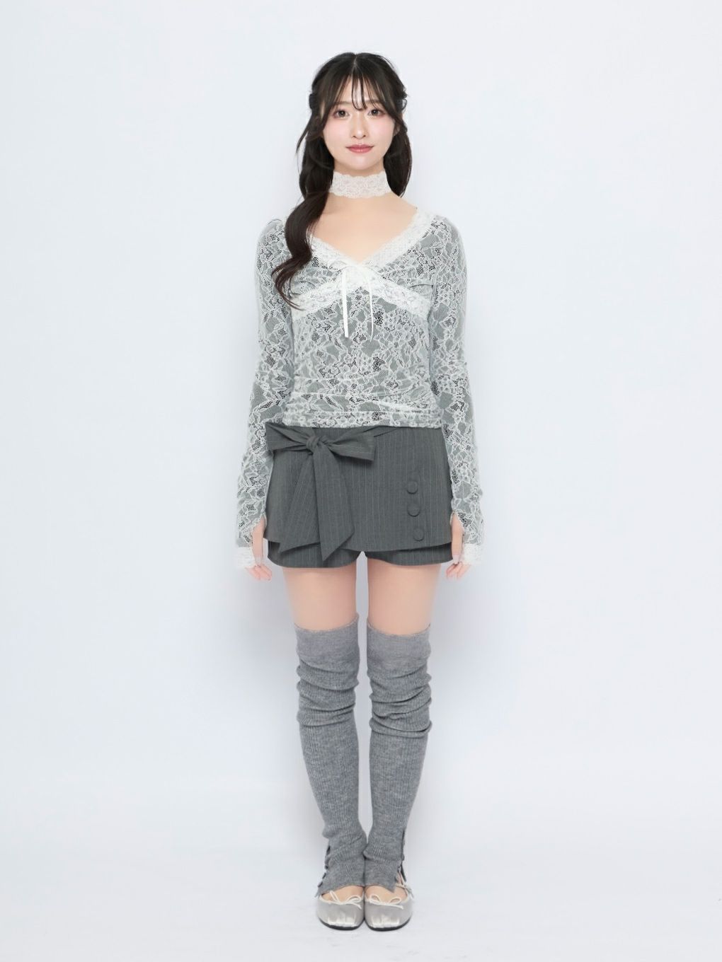 【BUBBLES】レーステープトップス