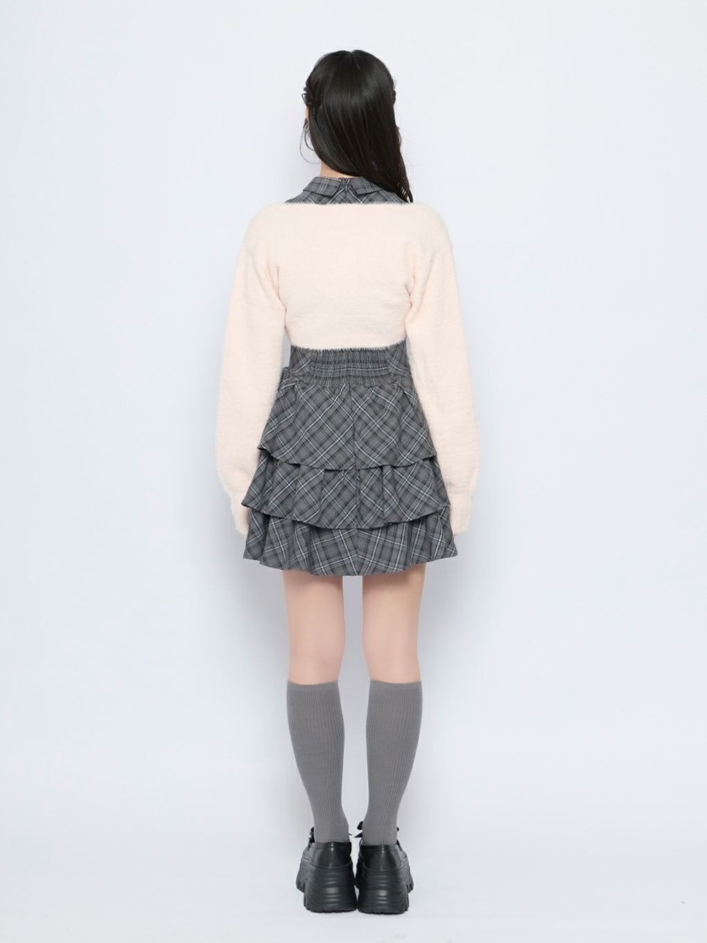 【BUBBLES】ティアードスクールワンピース