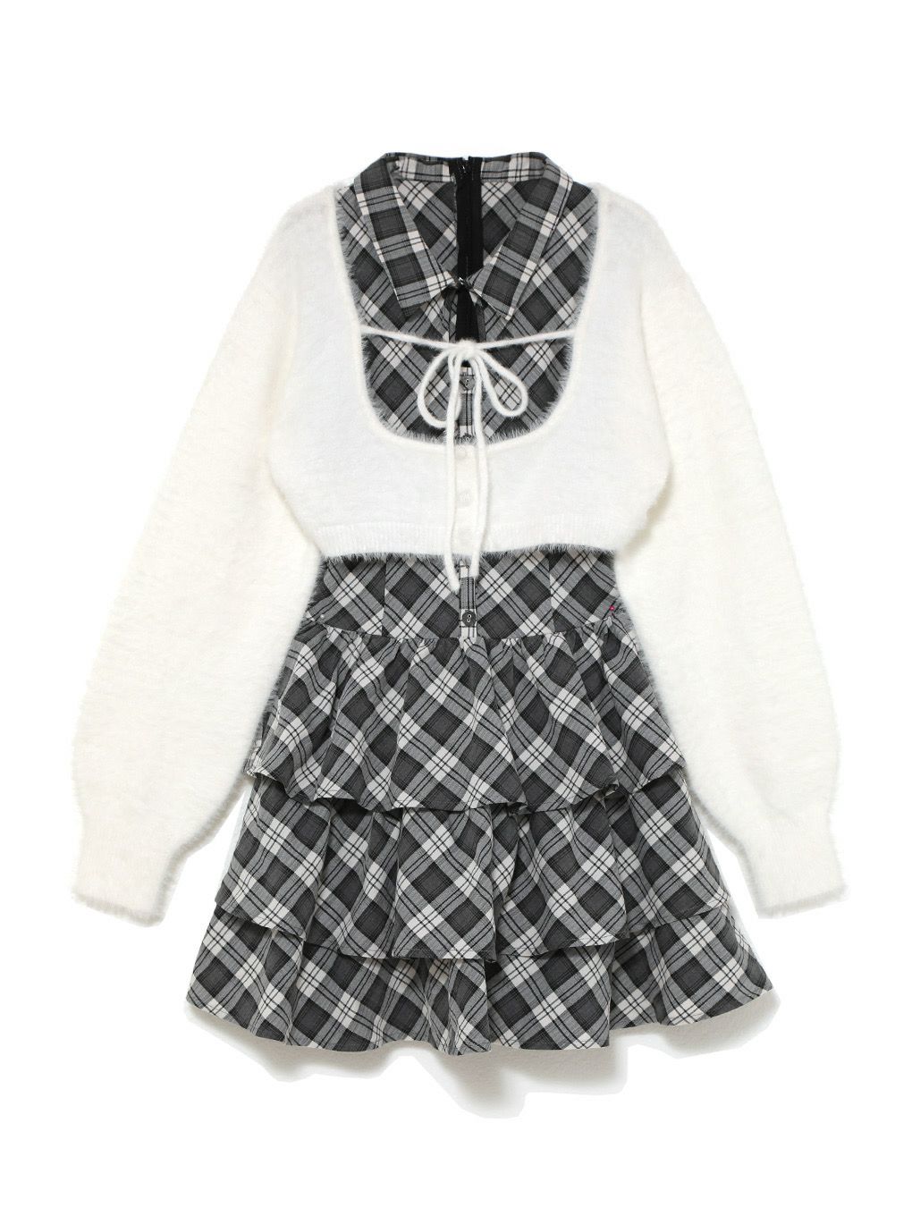 ティアードスクールワンピース