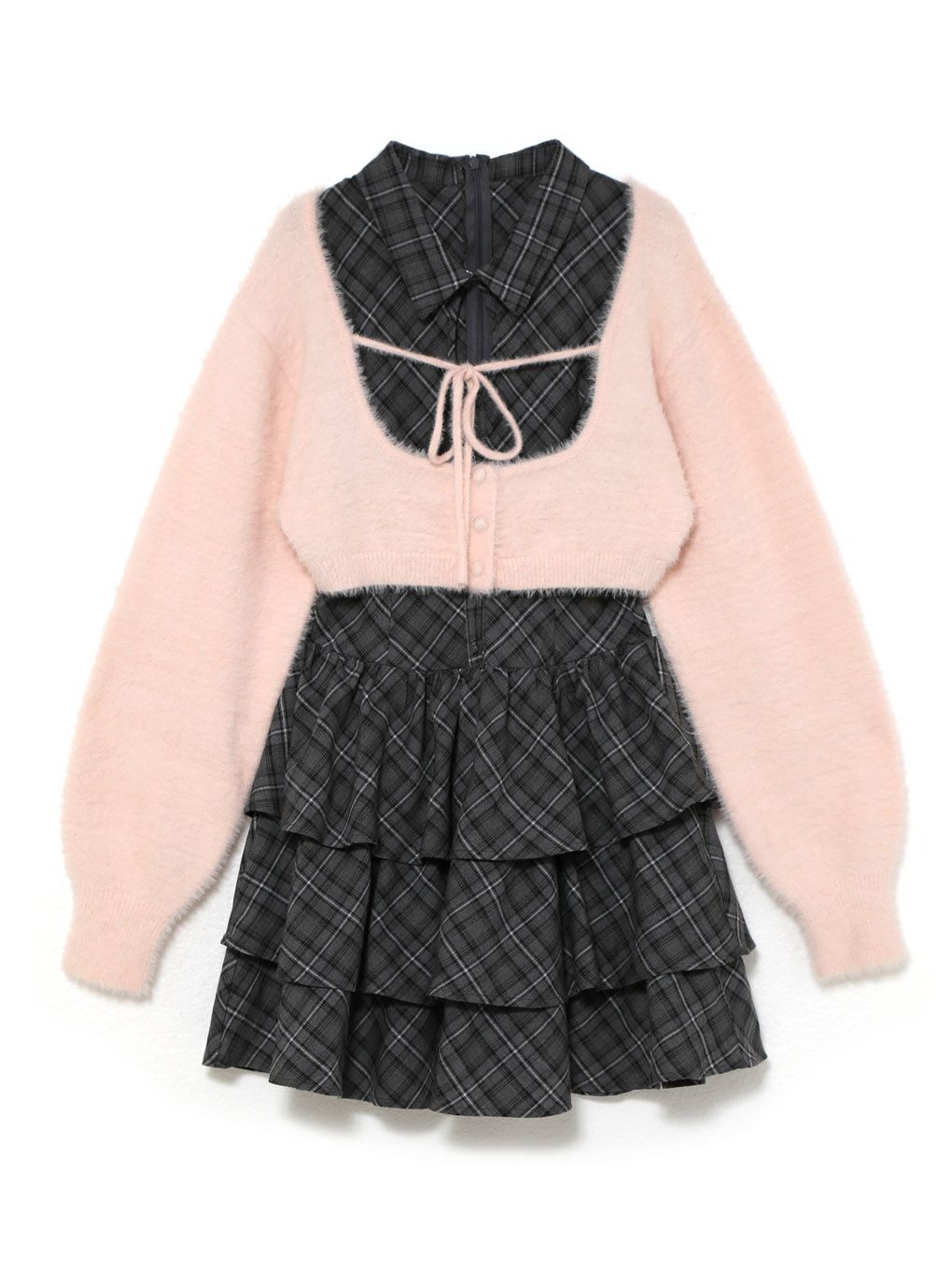 ティアードスクールワンピース