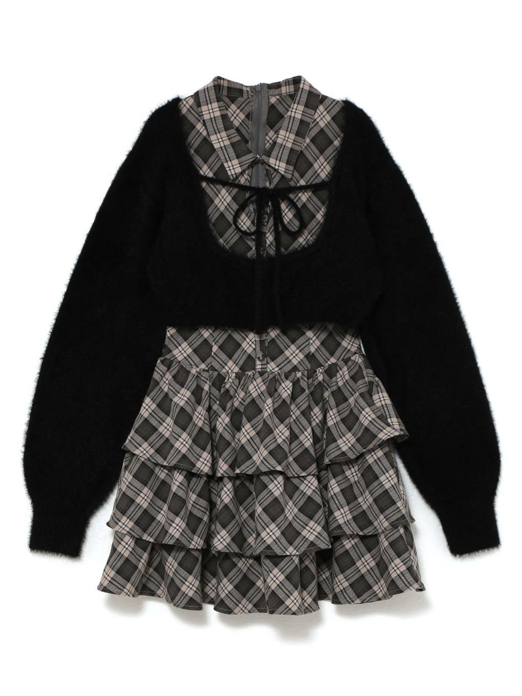 ティアードスクールワンピース