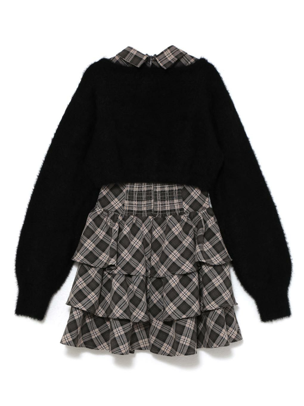 ティアードスクールワンピース