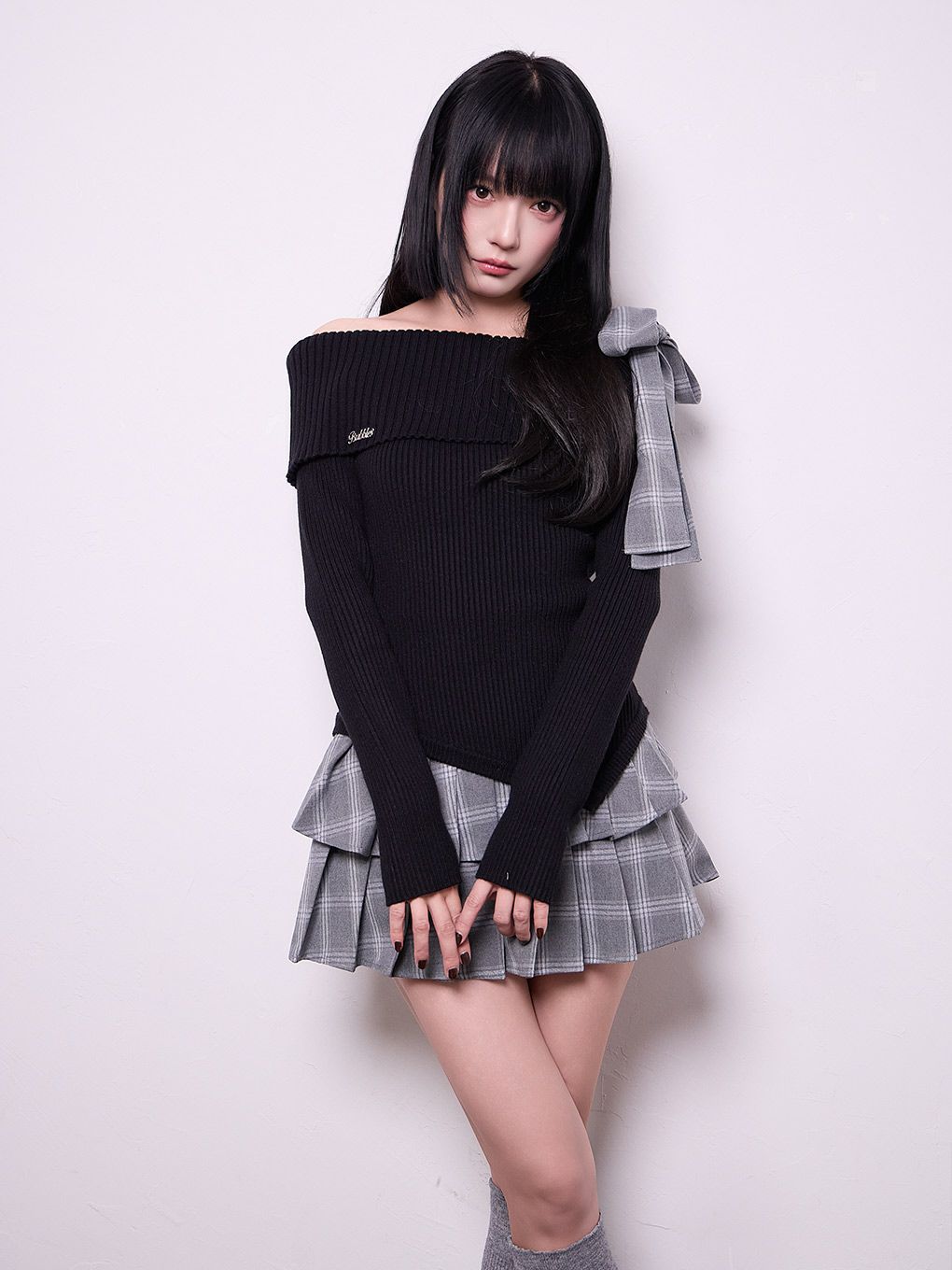 【BUBBLES】リボンプリーツセットアップ