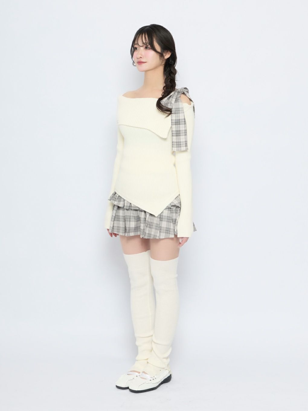 【BUBBLES】リボンプリーツセットアップ