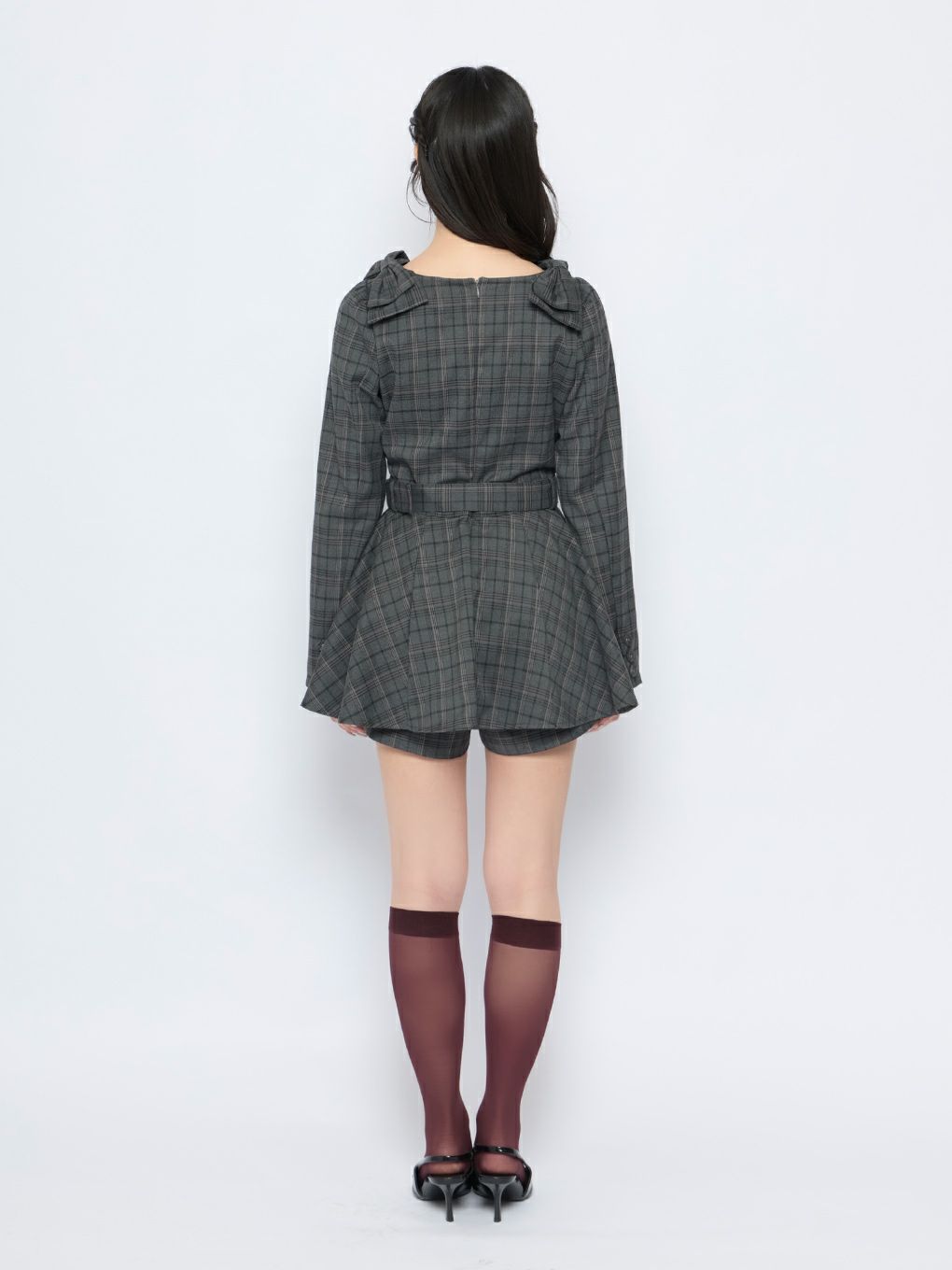 【BUBBLES】ショルダーリボンセットアップ