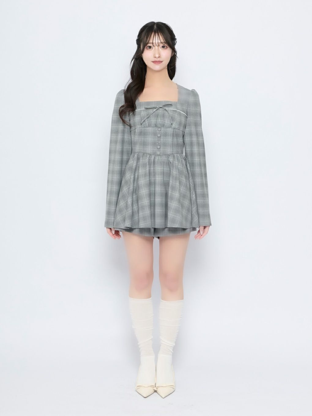 【BUBBLES】コルセットペプラムセットアップ