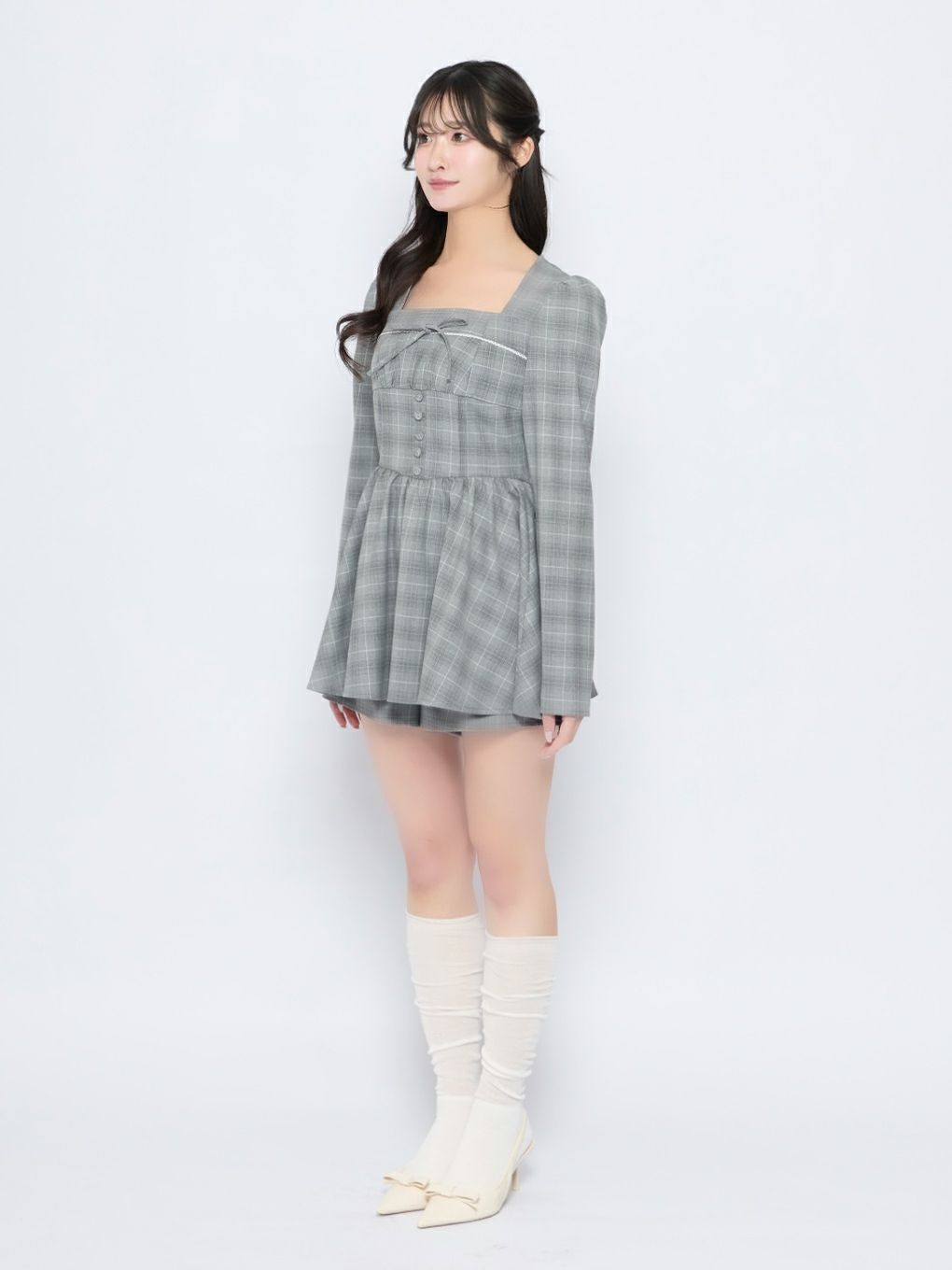 【BUBBLES】コルセットペプラムセットアップ