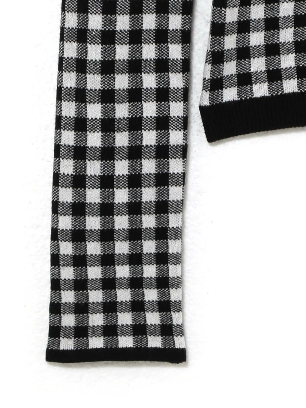 【BUBBLES】レイヤードリボンニットトップス