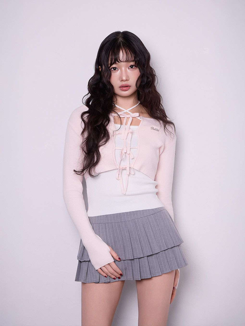 【BUBBLES】クロップドリボンアンサンブル