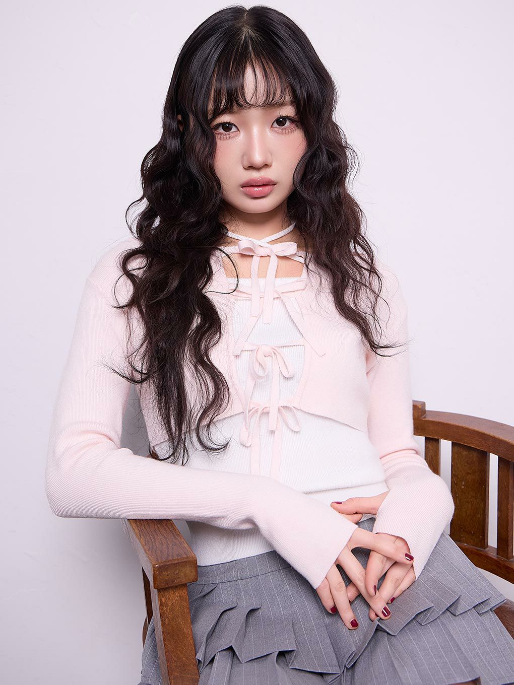 【BUBBLES】クロップドリボンアンサンブル