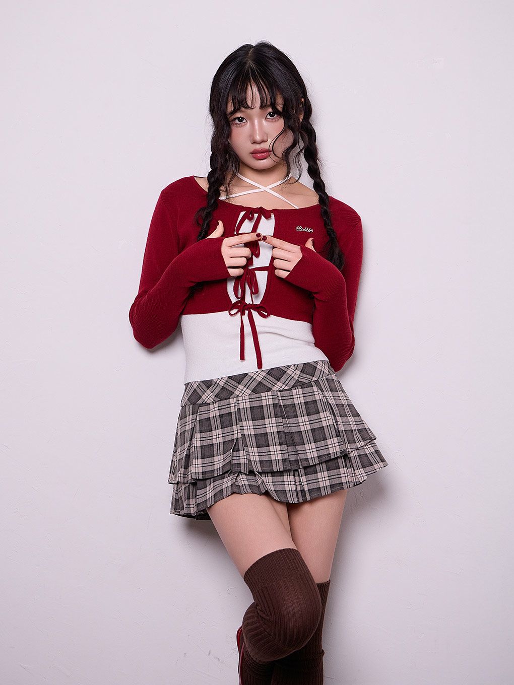 【BUBBLES】クロップドリボンアンサンブル