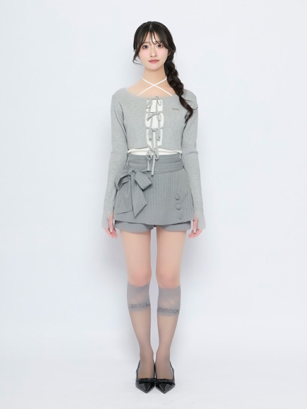 【BUBBLES】クロップドリボンアンサンブル