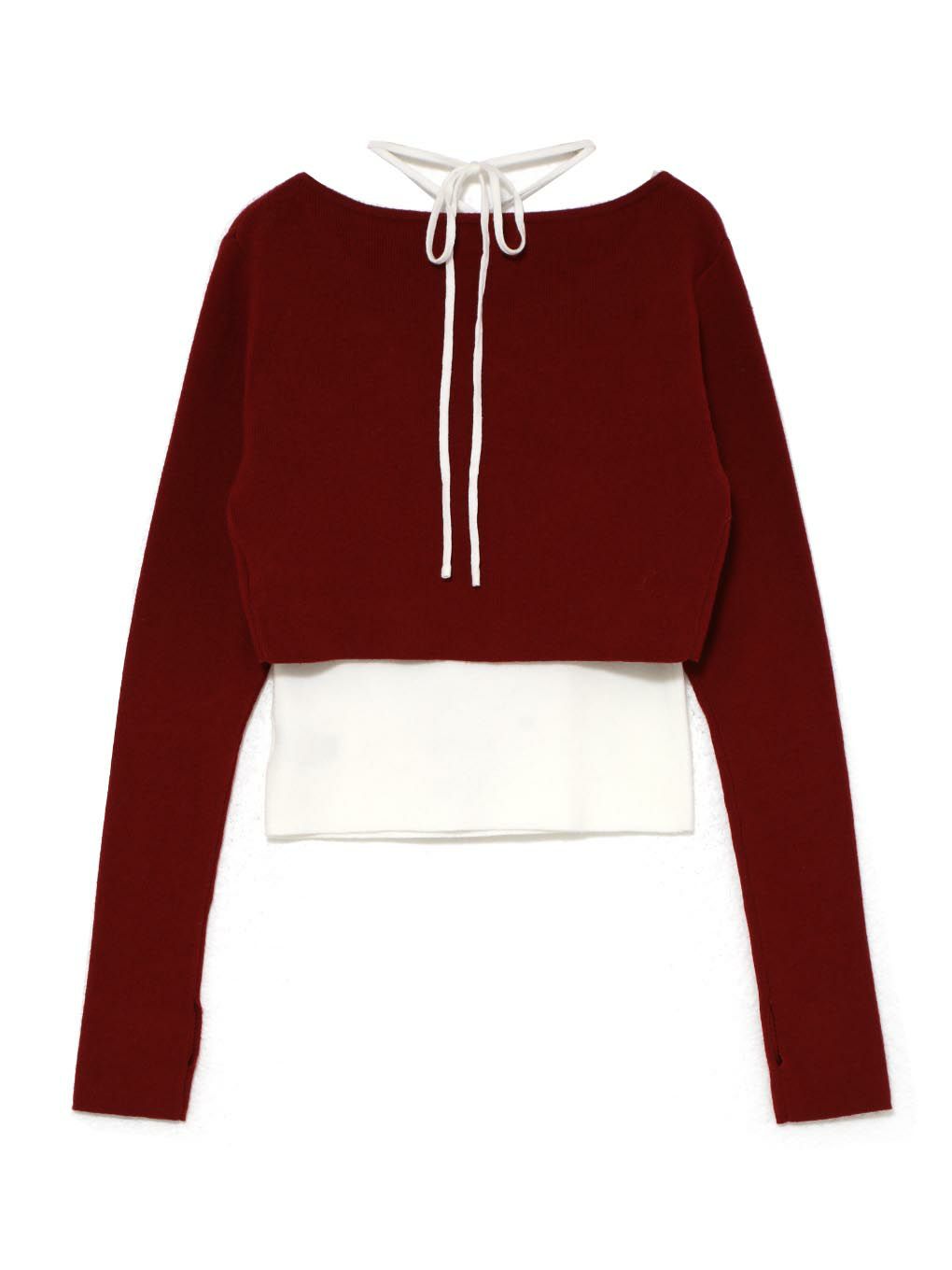 【BUBBLES】クロップドリボンアンサンブル