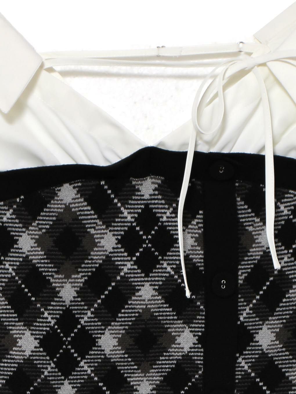 【BUBBLES】ルーズシャツニットトップス