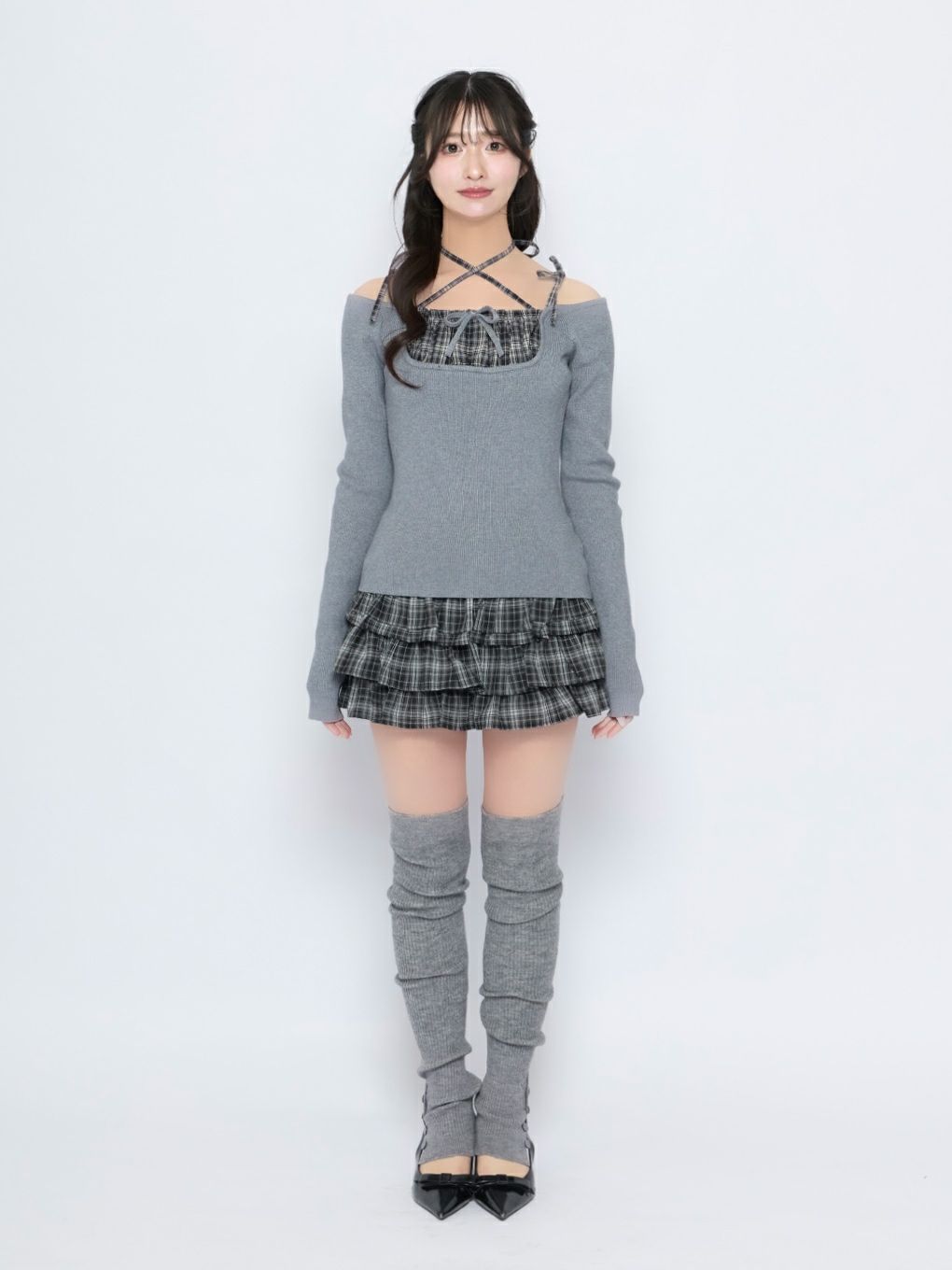 【BUBBLES】フリルパターンスカパン