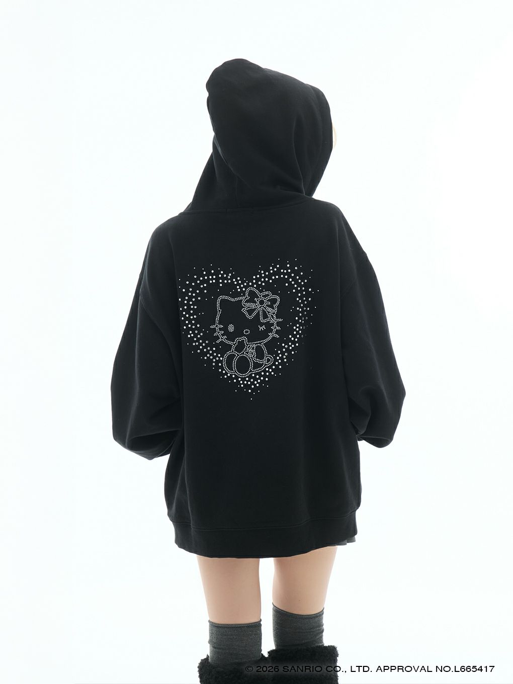 【BUBBLES】ハートビジュールーズパーカー