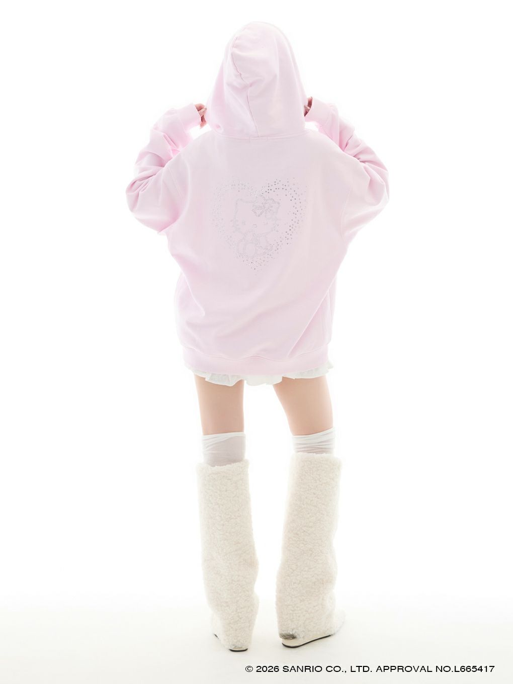 【BUBBLES】ハートビジュールーズパーカー