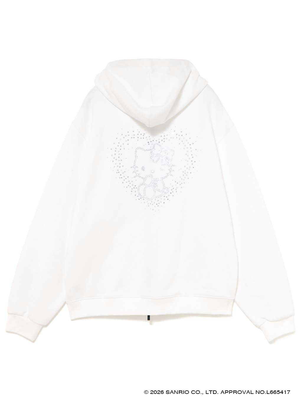 【BUBBLES】ハートビジュールーズパーカー