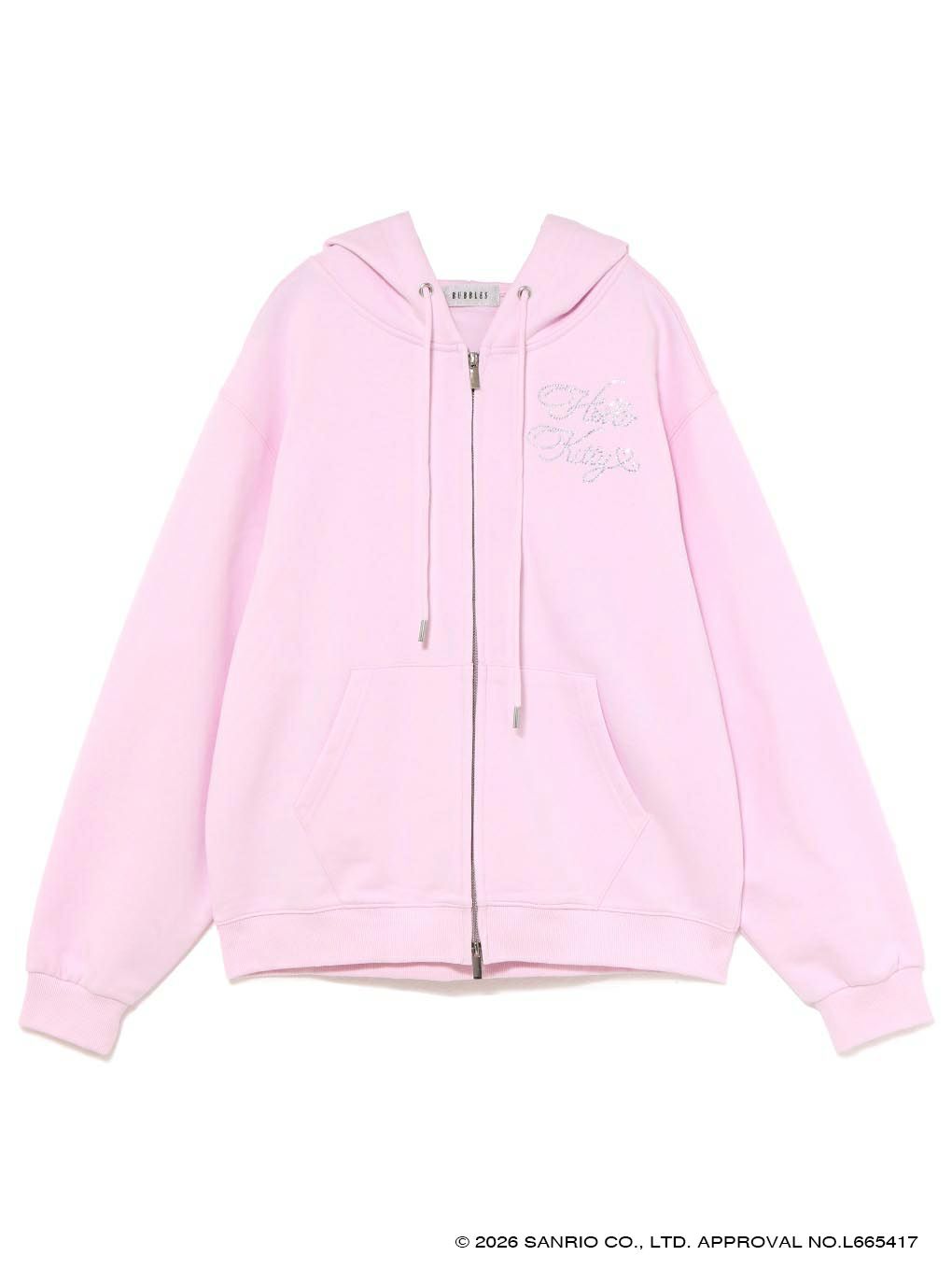 【BUBBLES】ハートビジュールーズパーカー