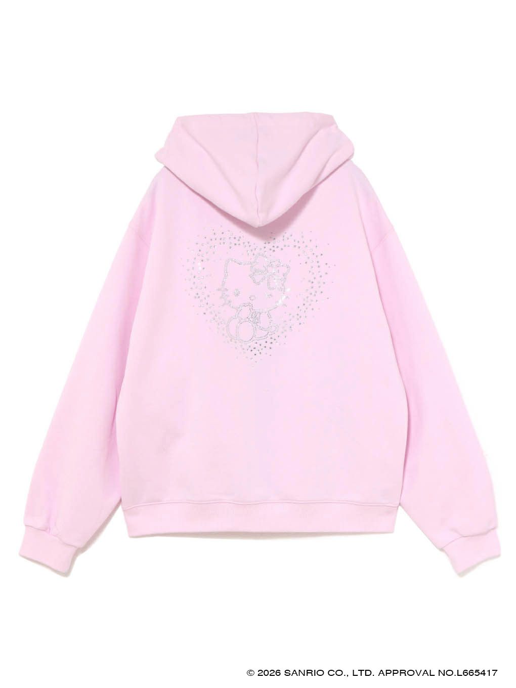 【BUBBLES】ハートビジュールーズパーカー