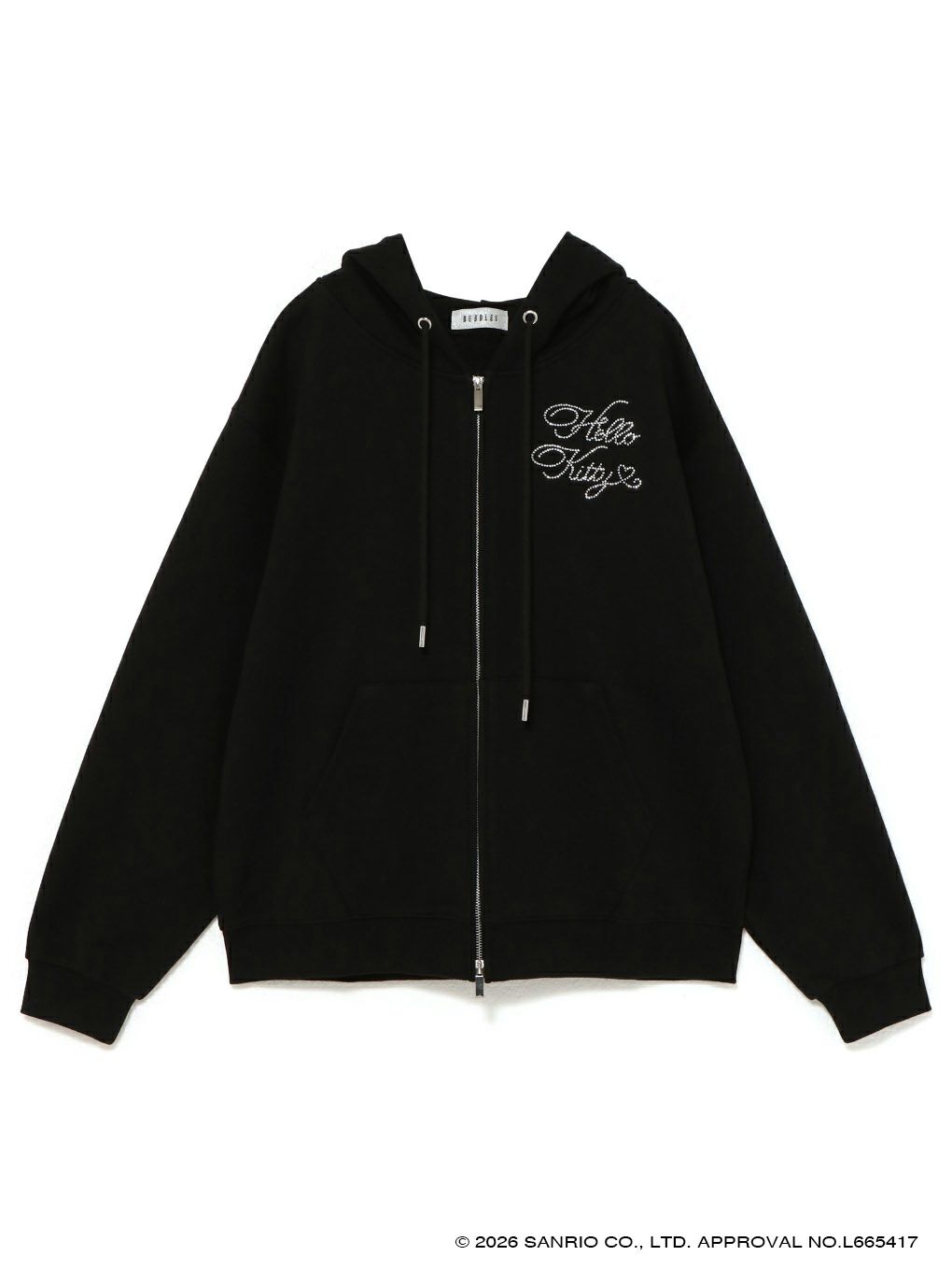 【BUBBLES】ハートビジュールーズパーカー