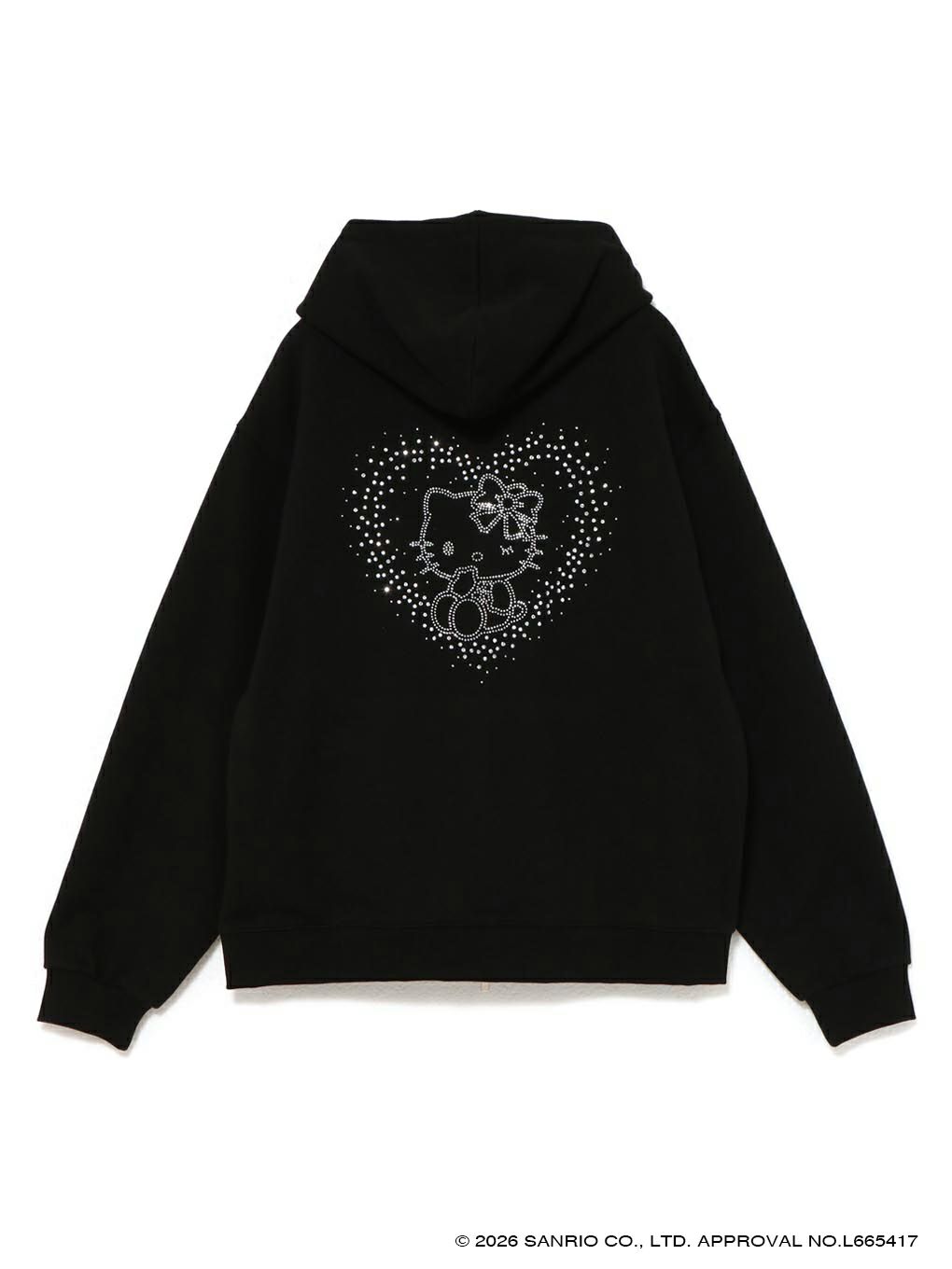 【BUBBLES】ハートビジュールーズパーカー