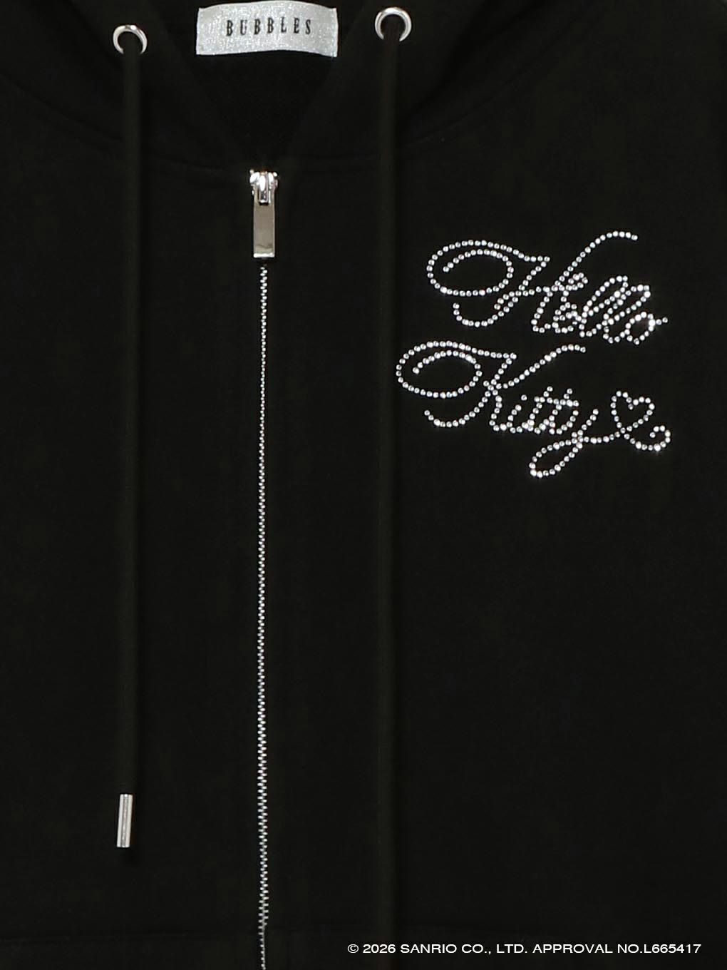 【BUBBLES】ハートビジュールーズパーカー