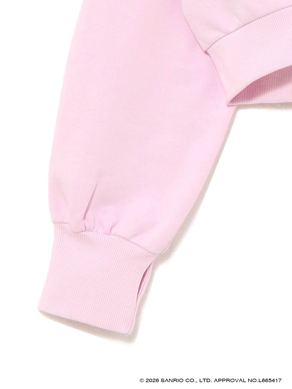 【BUBBLES】ハートビジュークロップドパーカー