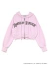 【BUBBLES】グリッターロゴクロップドパーカー