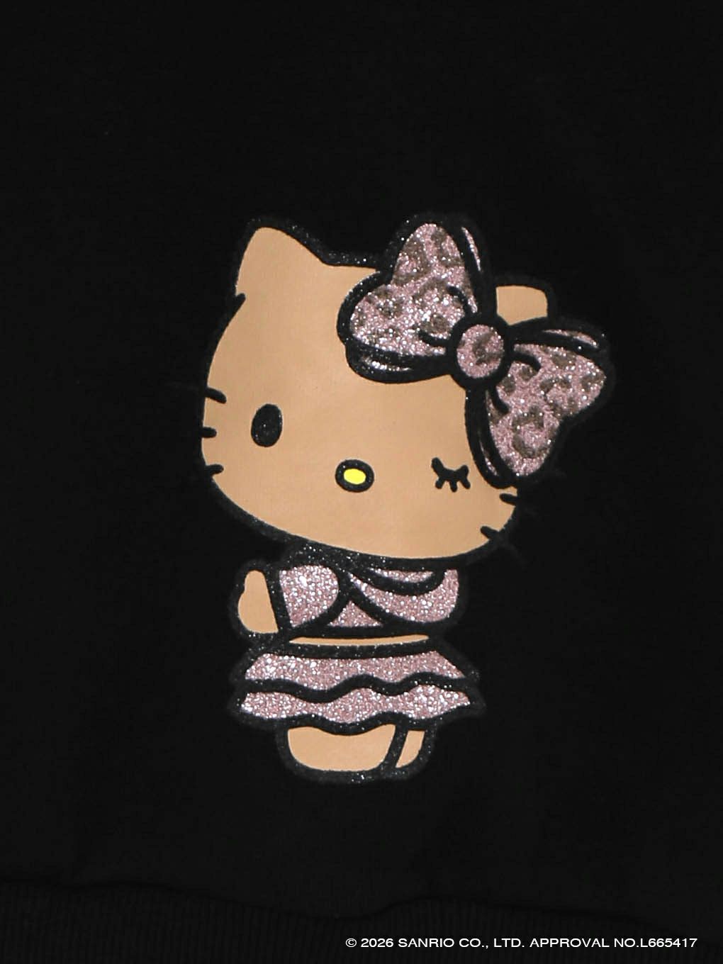 【BUBBLES】グリッターロゴクロップドパーカー