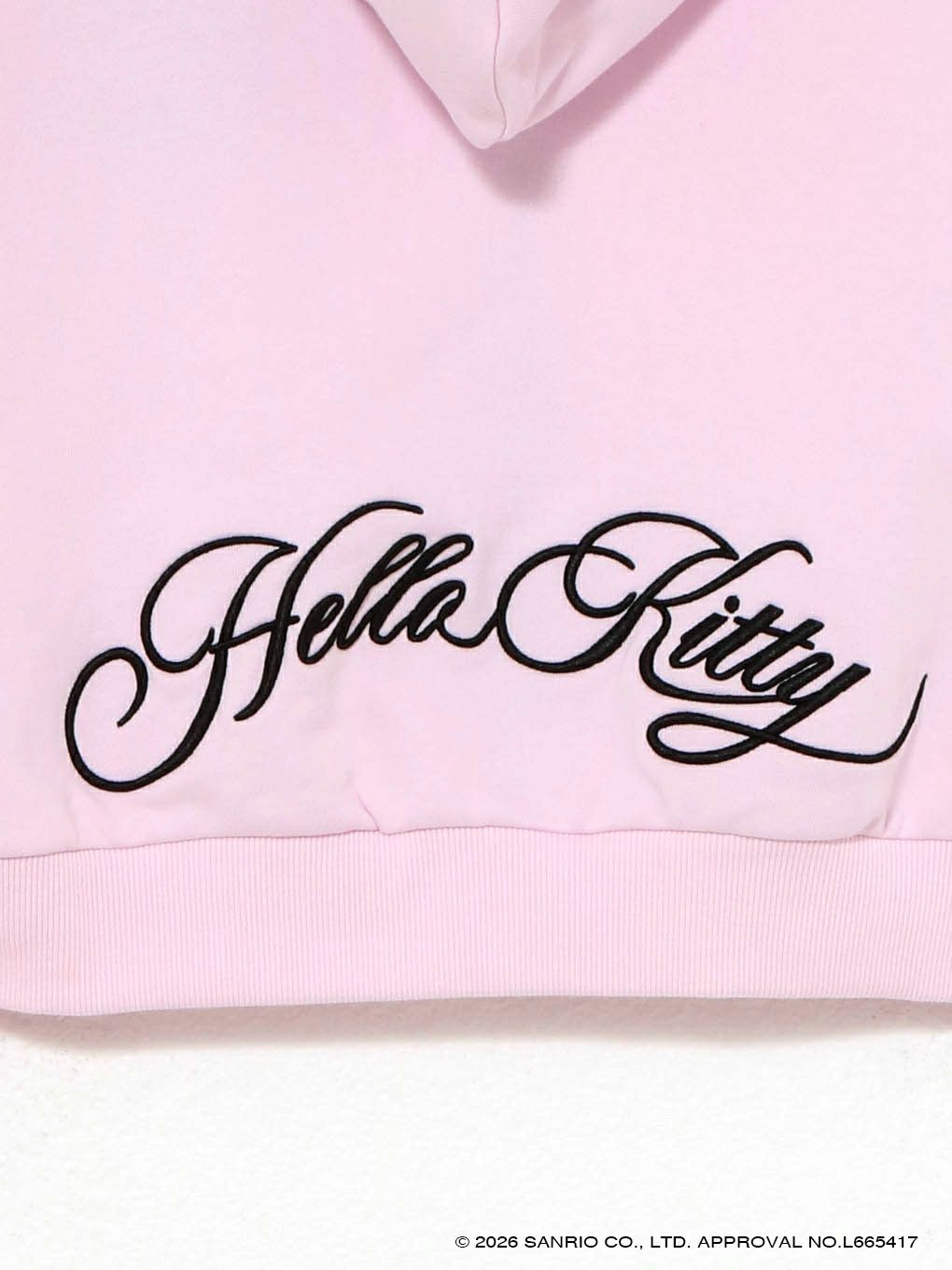 【BUBBLES】エンブロイダリークロップドパーカー