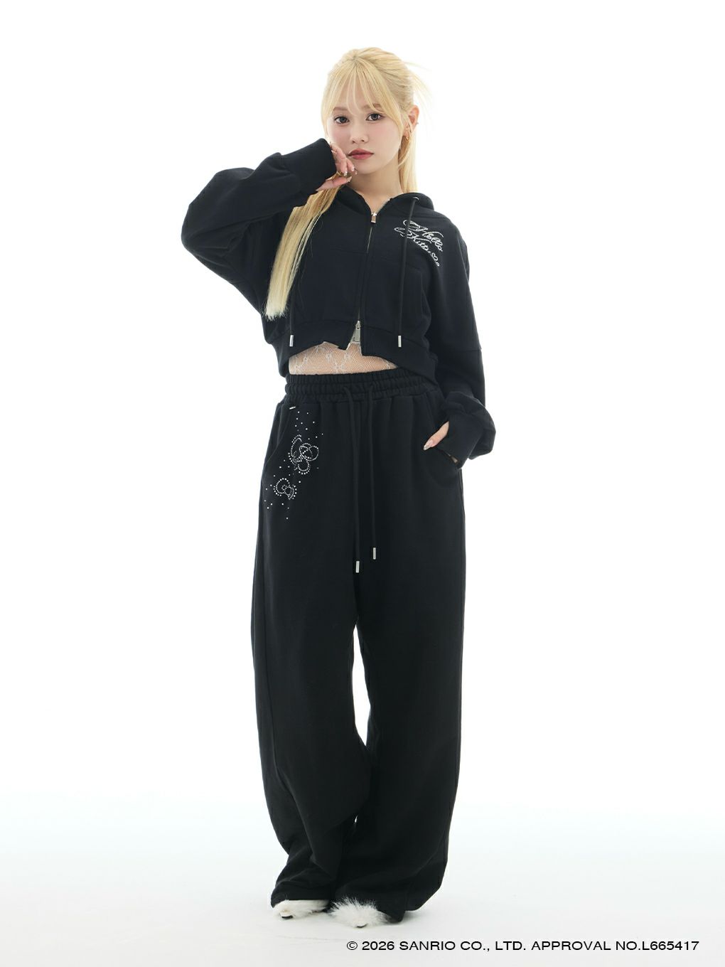 【BUBBLES】パウダービジュースウェットパンツ