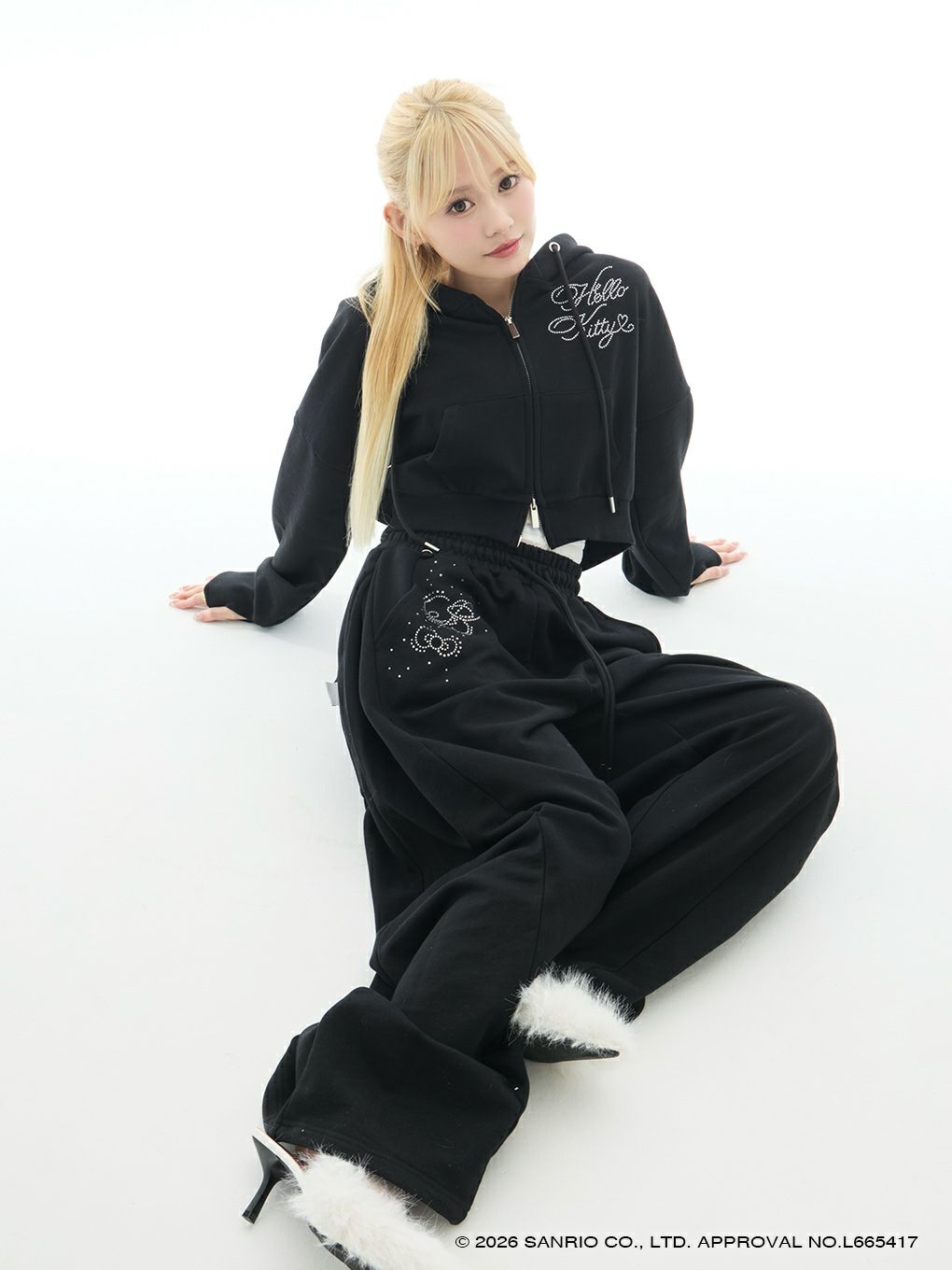 【BUBBLES】パウダービジュースウェットパンツ