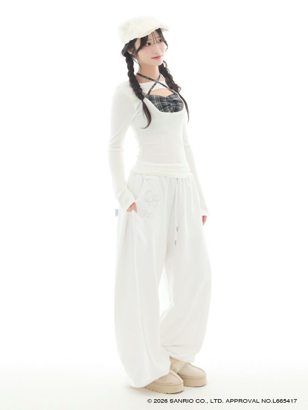 【BUBBLES】パウダービジュースウェットパンツ