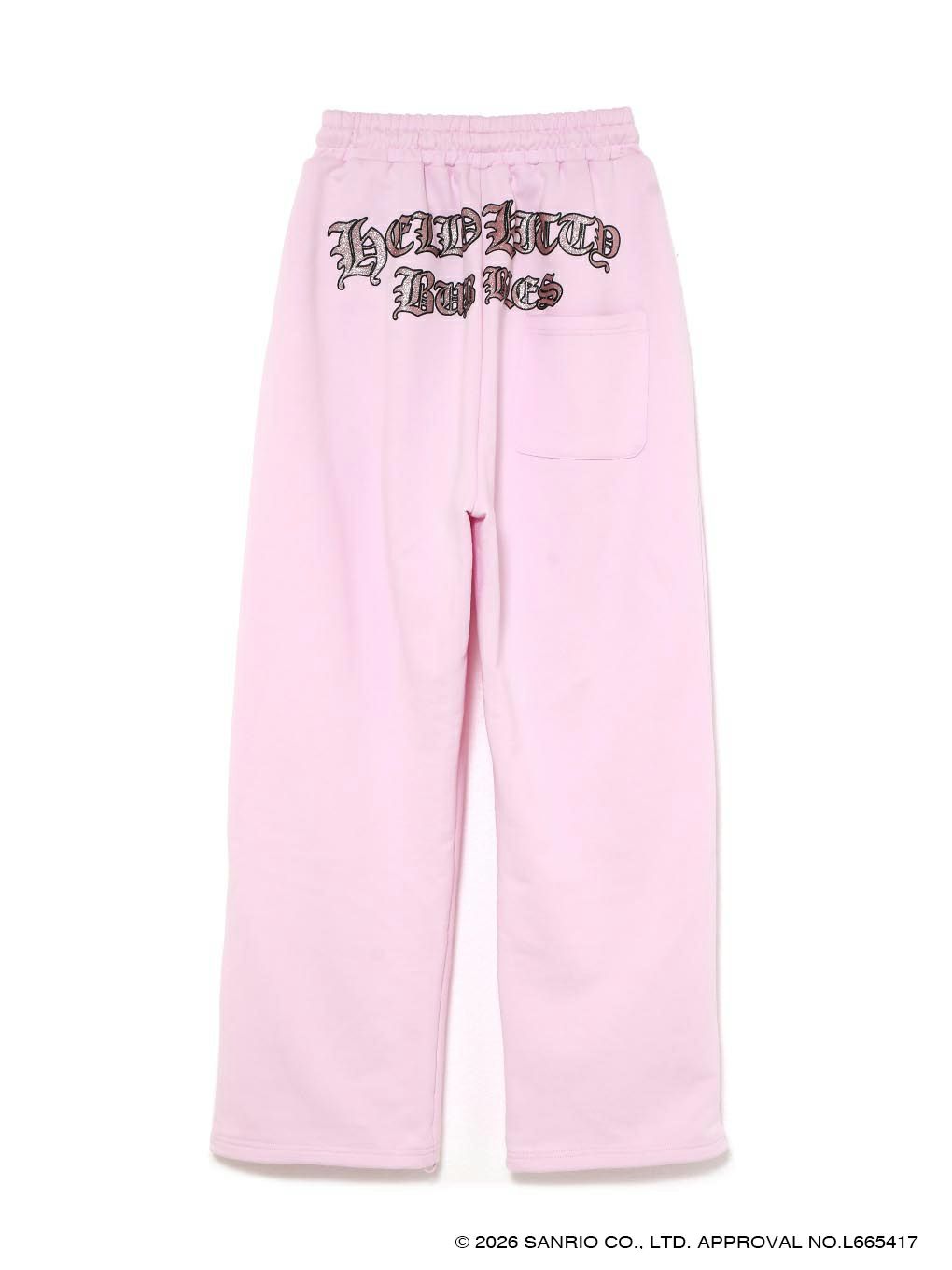 【BUBBLES】グリッターロゴスウェットパンツ