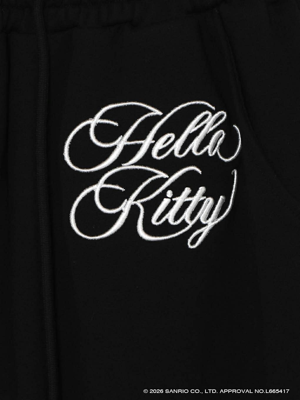 【BUBBLES】エンブロイダリースウェットパンツ