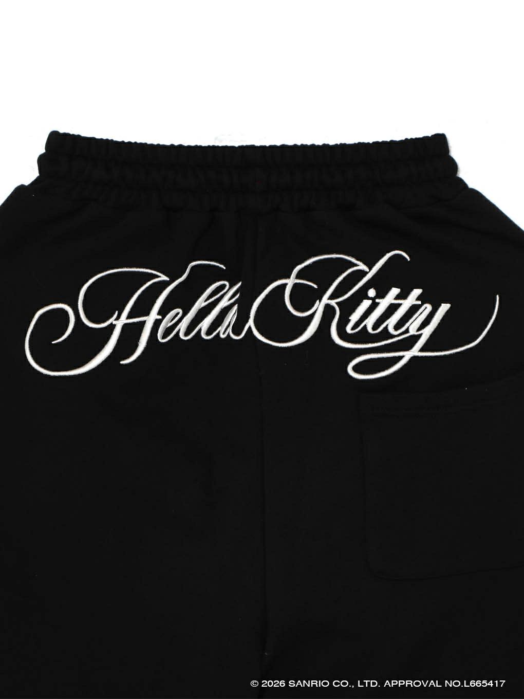 【BUBBLES】エンブロイダリースウェットパンツ